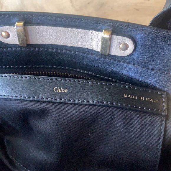 CHLOÈ Alice 2-Way Leather Satchel/Crossbody Bag - Picture 14 of 15